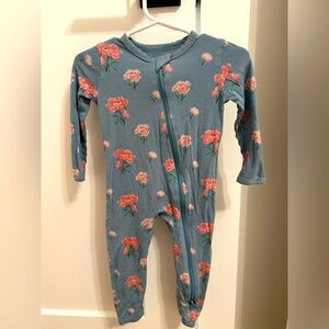 Kyte baby Zippered Romper - Peony